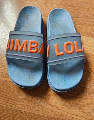 Bimba y Lola Chanclas Azul/Naranja Talla 40