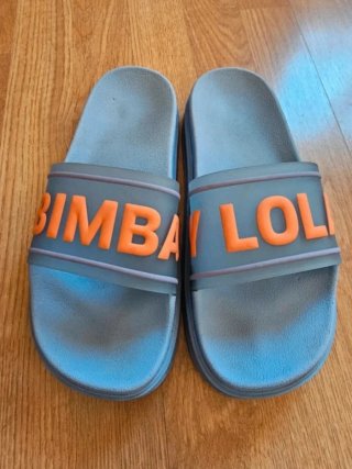 Bimba y Lola Chanclas Azul/Naranja Talla 40