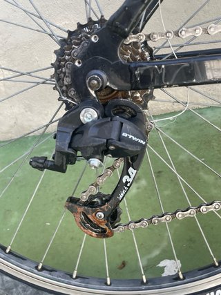 Bicicleta MTB Rockrider Negra