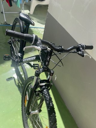 Bicicleta MTB Rockrider Negra
