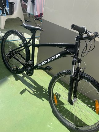 Bicicleta MTB Rockrider Negra