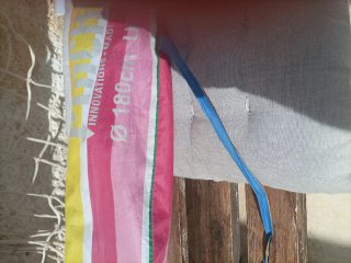 Sombrilla de playa multicolor