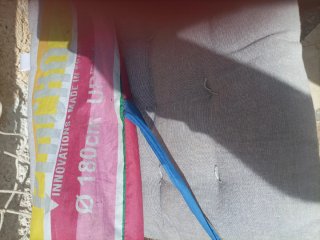 Sombrilla de playa multicolor