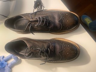 Scarpe Cinti Pelle Marrone Tg 43 Nuove