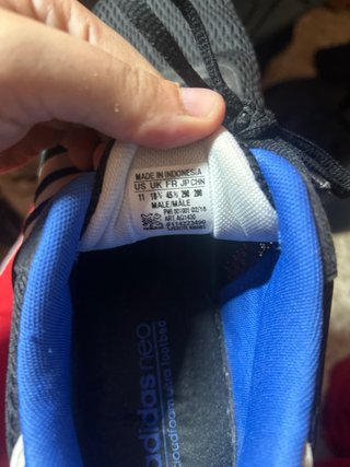 Zapatillas Adidas Negras y Azules
