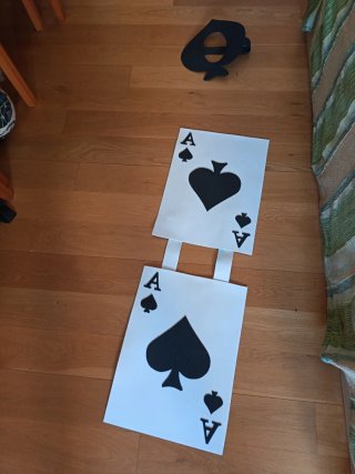 Disfraz As de Espadas Reina Corazones