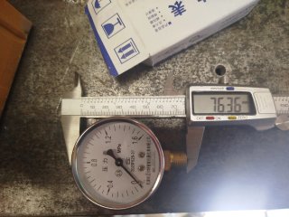Manómetro para aire, agua, gas
