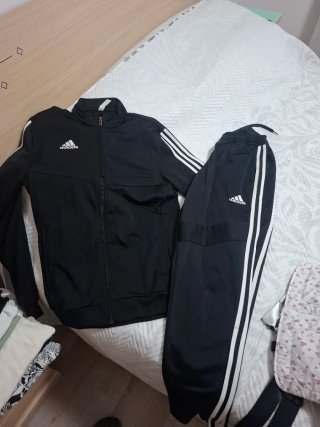 Chándal Adidas Negro y Blanco