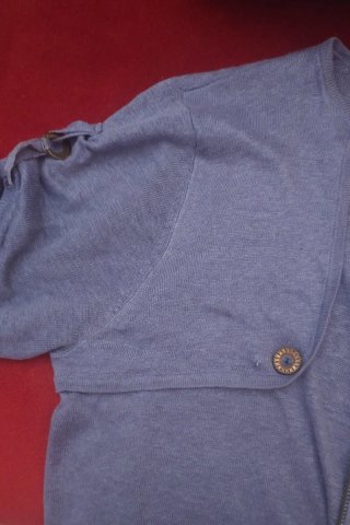 Chaqueta manga corta con cremallera