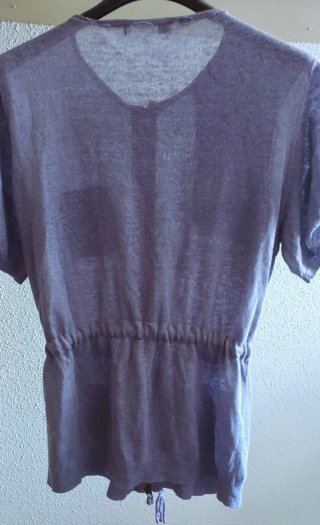 Chaqueta manga corta con cremallera