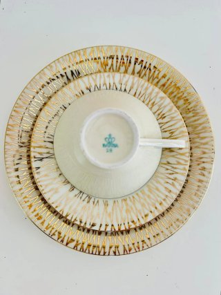 Trío Porcelana Bavaria Vintage
