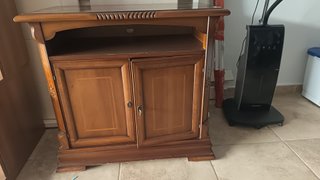 Mueble TV madera maciza