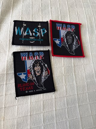 W.A.S.P. Patches Música 20€ cada