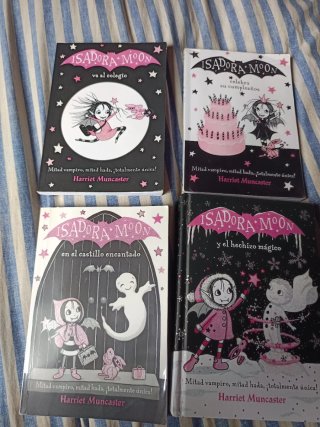 Cuatro libros Isadora Moon