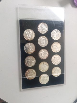Colección 12 monedas Arras Ciudad Real