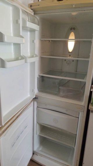 Nevera LG Combi No Frost Vinilo Mármol
