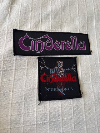 Patches Banda Cinderella 20€ cada