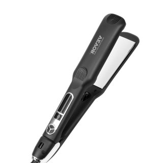 Piastra per Capelli in Titanio con Schermo LCD