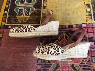Sandalias Esparto Animal Print Menorca