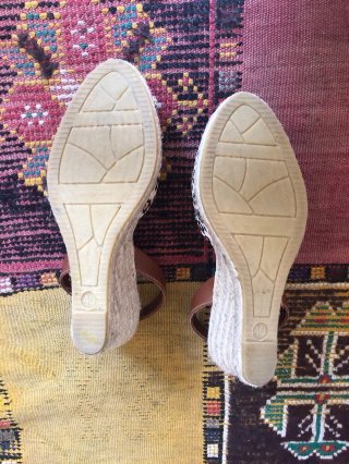 Sandalias Esparto Animal Print Menorca