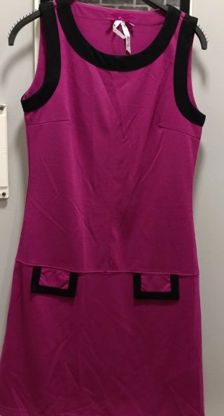 Vestido Primark Talla 38 Rosa y Negro