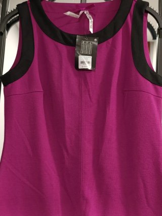 Vestido Primark Talla 38 Rosa y Negro