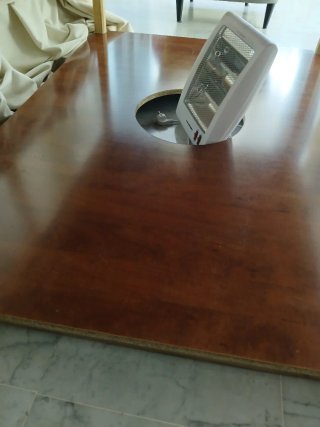 Mesa de camilla 120x160cm
