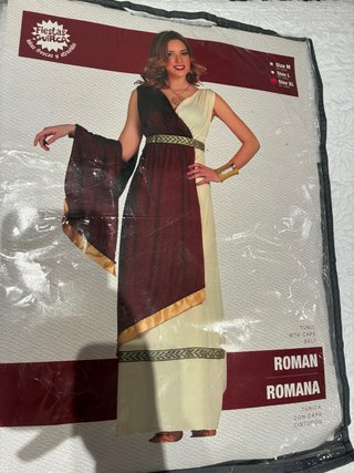 Disfraz Romana Mujer Talla L Fiestas Guirca