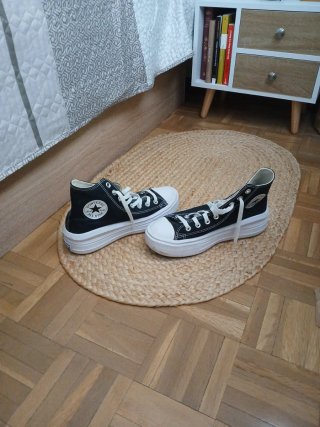 Zapatillas Converse Altas Negras y Blancas
