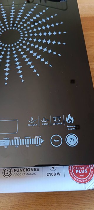 Placa Inducción Portátil Jata 2100W