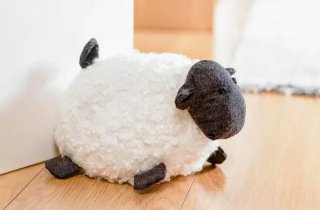 Tope de puerta oveja peluche