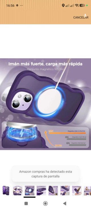 Custodia iPhone 13/14 CUTELFON Viola Magnetica NUOVA