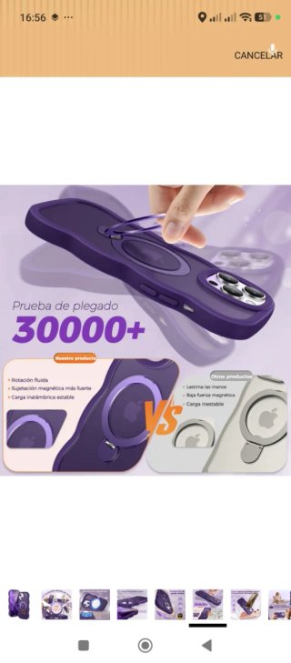 Custodia iPhone 13/14 CUTELFON Viola Magnetica NUOVA