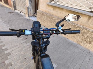 Bicicleta Eléctrica Fat Tire Negra