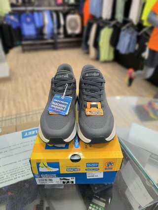 Zapatillas Skechers Bobs Squad Gris Hombre