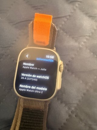 Apple Watch Ultra2 Gris/Naranja