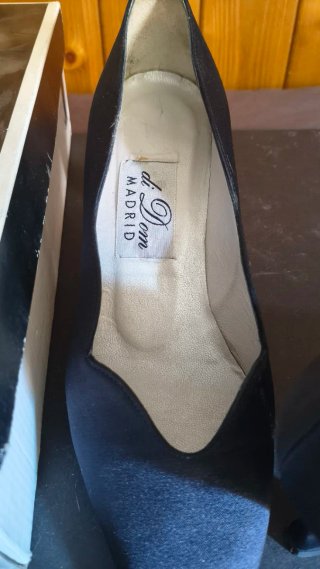 Zapatos de tacón azul Di Dom talla 37