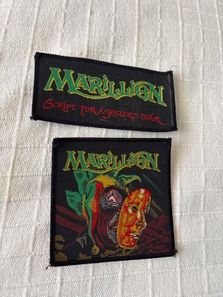 Patches Marillion Script for Jester's Tear. 20€ un