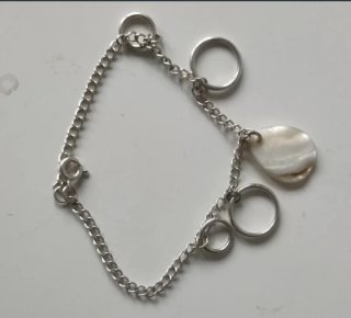 Pulseras Plata Ley