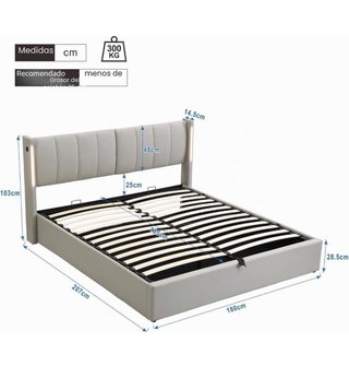 Cama Matrimonio 180x200cm