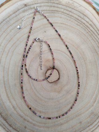Conjunto Turmalina mini: Gargantilla y Pulsera