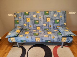 Sofá Cama 125x185x45cm Tela