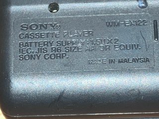 Walkman Sony Mega Bass WM-EX122
