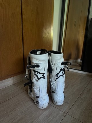 Botas Alpinestars Tech 10 blancas Talla 44.5 EUR
