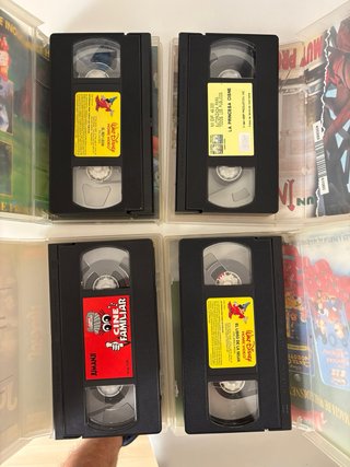 Lote 4 Películas VHS Disney Clásicos Español