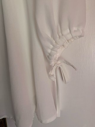 Minivestido/Blusa Blanca Veraniega