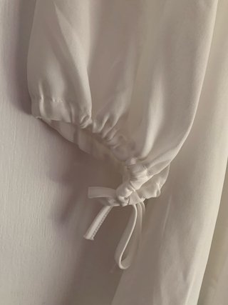 Minivestido/Blusa Blanca Veraniega