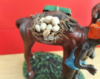 Figura artesanal portador mexicano