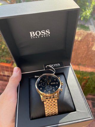 Reloj Hugo Boss Dorado y Negro