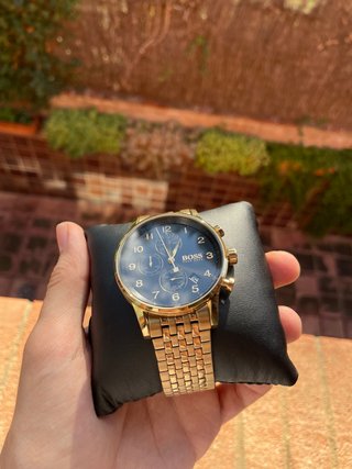 Reloj Hugo Boss Dorado y Negro